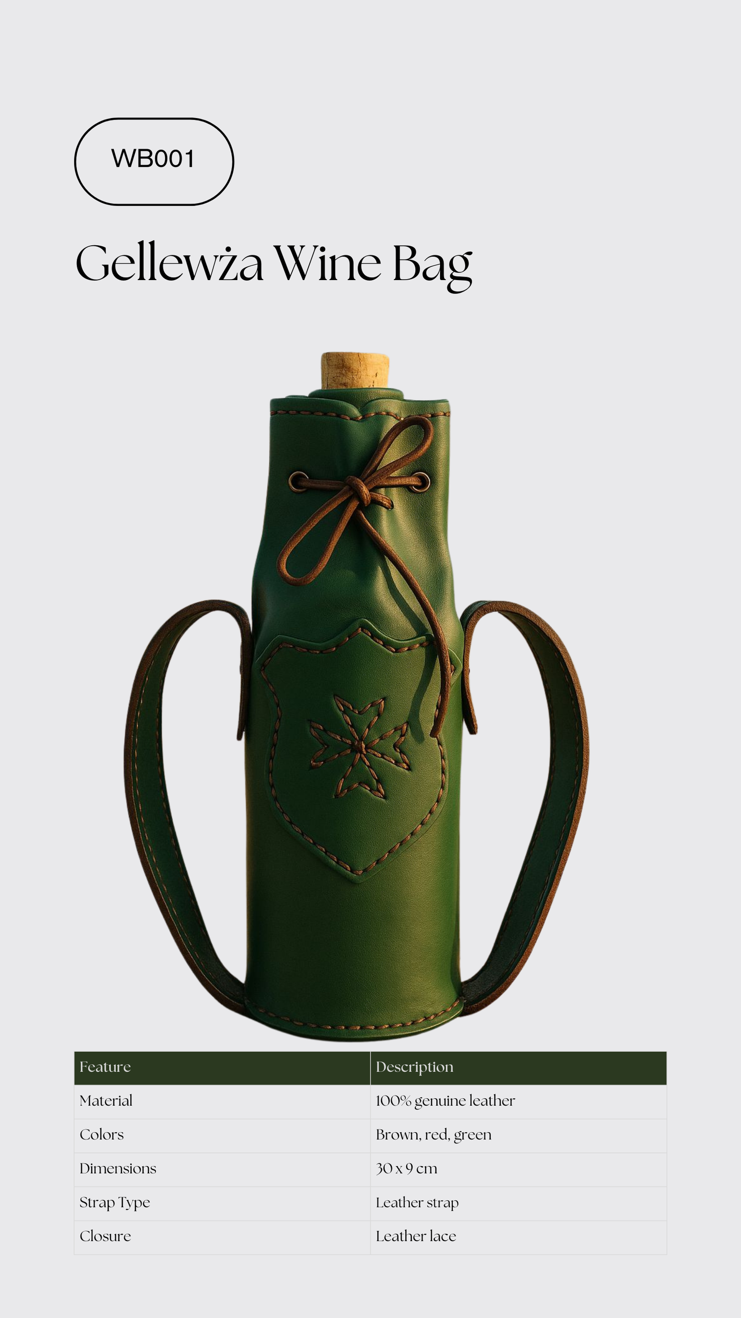 Gellewża Wine Bag