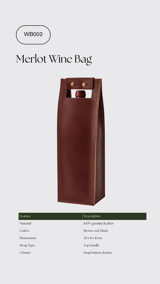 Merlot Wine Bag